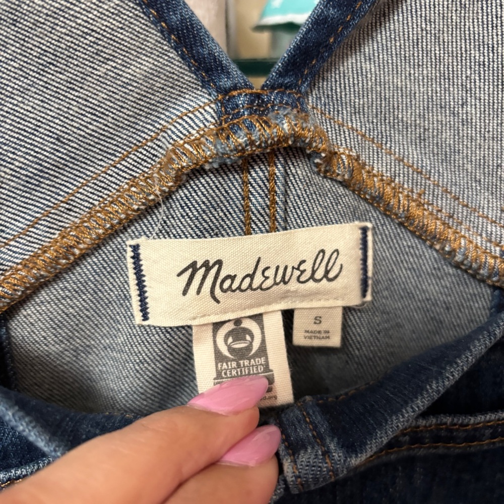 Madewell Stovepipe Overalls in Lorton Wash Size Small - Picture 5 of 12
